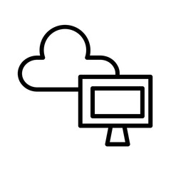  Cloud Hosting Web Icon