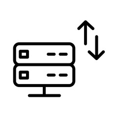 Network Server Web Outline Icon