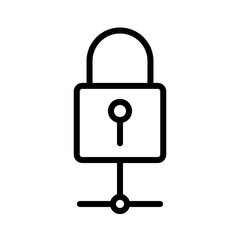 Network Server Web Outline Icon