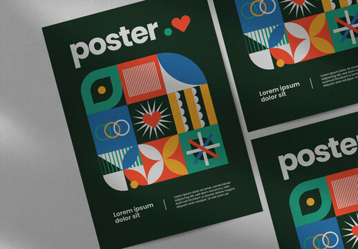 Geometric Pattern Poster