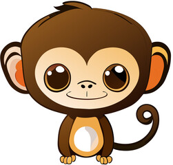 Obraz premium monkey cartoon 