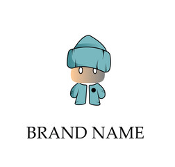 Obraz na płótnie Canvas themed about the doodle brand technology cartoon game business mascot