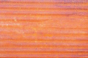 Rusty corrugated metal texture background.