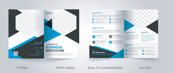 elegant bifold brochure,