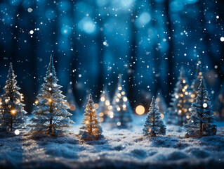 Fototapeta na wymiar Captivatingly Colorful Christmas Ambiance. Radiant and Vibrant Christmas Scene