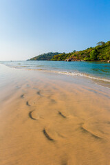 Beautiful Palolem beach in Goa India - 640745180