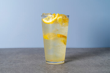 Cafe latte, grapefruit ade, lemonade, lemon mile, grapefruit lish