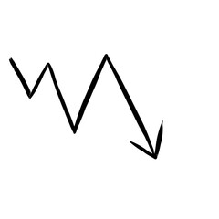 Arrow bold down right