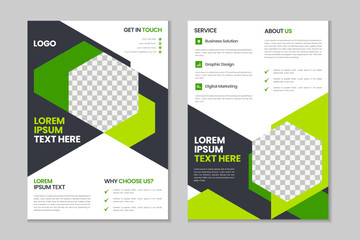 Brochure cover design, flyer template design, business brochure, annual report, portfolio, magazine, poster, modern presentation, a4 size banner template design