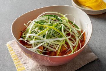 Tteokbokki, rose tteokbokki, fried food, Pache tteokbokki, snack food, rice cake stew Korean food dish