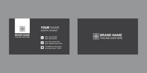 business card design template for corporate business, professional and clean modern visiting card design.