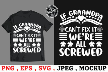 Father's day t-shirt design, Graphic Template