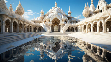 White Temple Mandalay Myanmar Burma