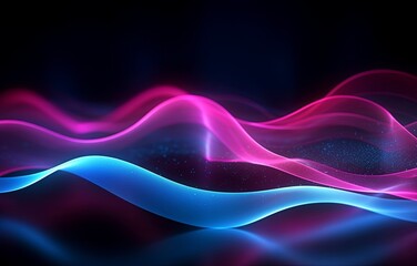 abstract futuristic background with pink blue glowing neon moving high speed wave lines honeycomb and bokeh lights. Data transfer concept Fantastic wallpaper, Generative AI