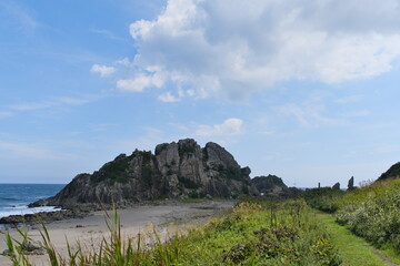 Fototapeta premium 種差海岸の景色 A view of the Tanegashima Coast