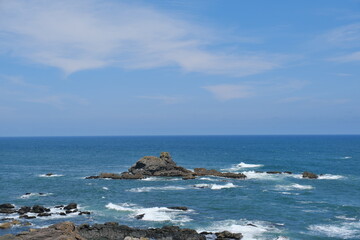 種差海岸の景色　A view of the Tanegashima Coast