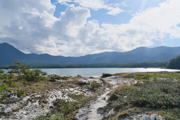 恐山 宇曽利湖　Mt. Osorezan Lake Uzori