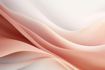 Picture of abstract smooth pastel silk background generative ai
