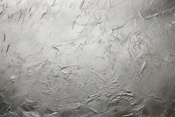 Image of enigmatic and textured silver foil paper background with creative design and generative AI