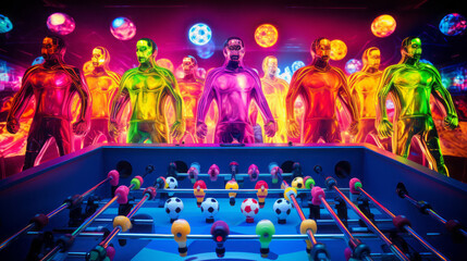 Future of table football with Foosball Reimagined. Experience unprecedented gameplay features and strategies, all enhanced by Generative AI.