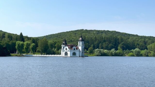 Church in the middle of the lake