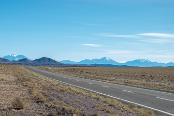 the road that takes you to El Tatio, Antofagasta, Atacama, Chile