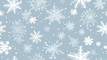 Christmas snowflakes pattern