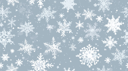 Christmas snowflakes pattern