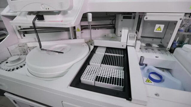 Blood Testing Machine in the lab