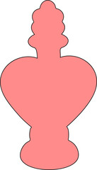 Bottle of poison halloween decoration holiday elements.