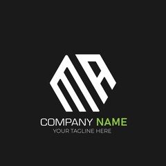 MA letter logo