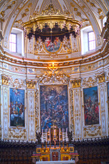 Fototapeta na wymiar Innenansicht des Domes von Bergamo, Italien