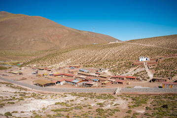 machuca village, it's a very small village among the 
Andes, Antofagasta, Atacama, Chile