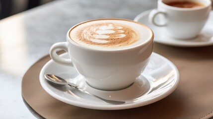Obraz premium Cappucino overflow - stock concepts