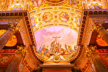 Innenansicht des Domes von Bergamo, Italien - obrazy, fototapety, plakaty