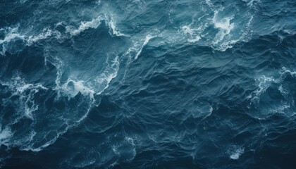 Photo of a bird's eye view of a vast expanse of water