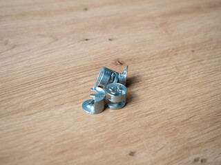 Assembly kit for furniture. Spare parts for furniture assembly.