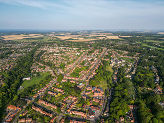 Fototapeta na wymiar Stanmore, Winchester Aerial Photography daytime Drone photo. 