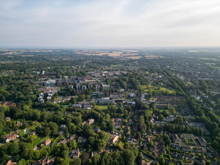 Stanmore, Winchester Aerial Photography daytime Drone photo. 