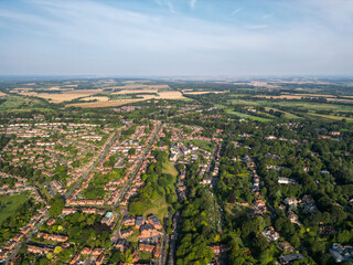 Stanmore, Winchester Aerial Photography daytime Drone photo. 