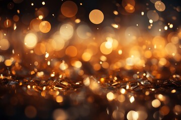 wallpaper or layer of a golden blur with circles