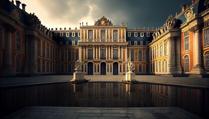 Versailles place. Generative in ai