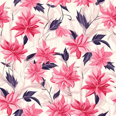Seamless Pattern With Floral Motifs able