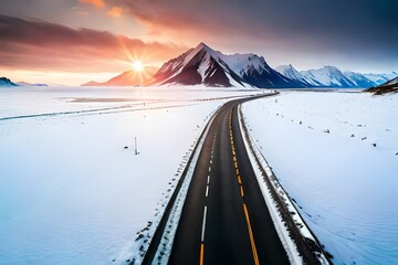 road to the mountains