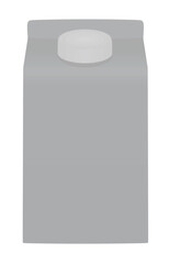 Liquid pack template. vector illustration