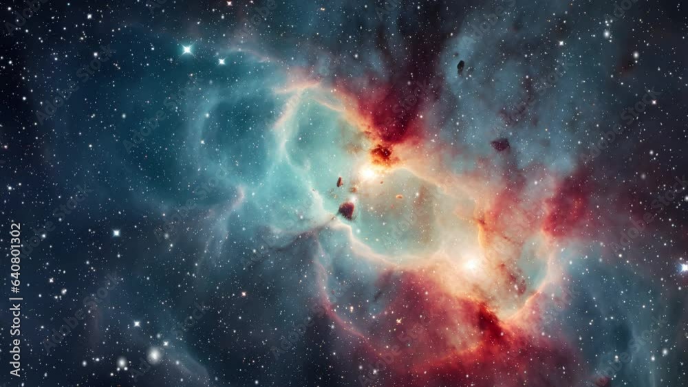 Wall mural amazing cosmic nebulae at the other end of the universe.