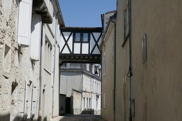 Cognac village in France