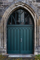 old door of St. Blasius Church in Hann.Münden