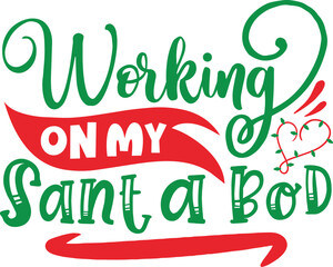 Working on my Santa bod