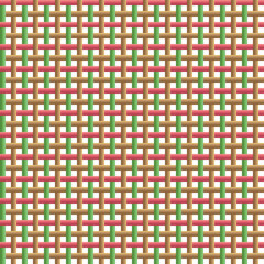 Colorful Striped Bamboo Basketwork Pattern 01